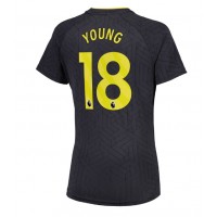 Fotballdrakt Dame Everton Ashley Young #18 Bortedrakt 2024-25 Kortermet